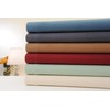 Mellanni 100% Cotton Flannel Sheet Set - Lightweight 4 pc