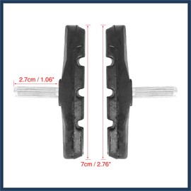 INFINAUTO 2 Pair Bike Cantilever Brake Pads Threadless Post Mountain Bike 70mm Stylish Design