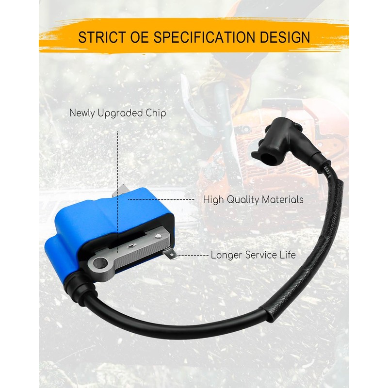 Ignition Coil with Spark Plug Replace A411001340 CA10036 83GD Fit
