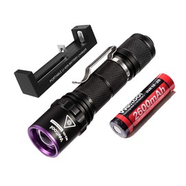 Weltool Professional UV Flashlight 365nm UV-A Black light Max. 2060mW high power for UV Glue Curing, AC Leak Detector Rocks and Mineral Glowing, Pet Urine Detector, Non Destructive Testing