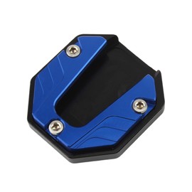 Motorcycle Kickstand Plate,Aluminum Alloy Extension Side Stand Foot Pad For Universal Dirt Bike Motorbike Support Accessory-Blue