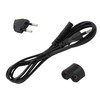 QIANRENON 2 x 2 Pin Mains Euro EU Socket Cable