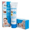 Heblee Protector Solar Con Baba De Caracol SPF 90 Waterproof UVA/UVB Fórmula Suave Hipoalargénico 100ml