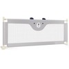 GLACER Bed Rail for Toddlers, 77” Extra Long, Height Adjustable