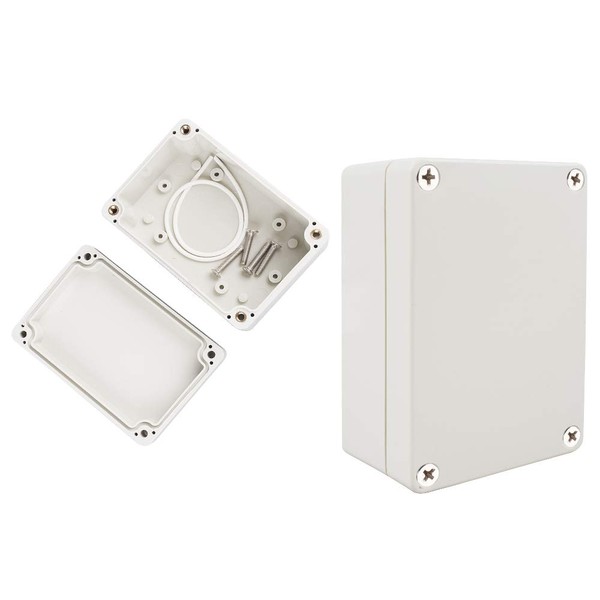 Pack of 2 ABS Plastic Electronic Housing Box Junction Box