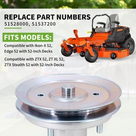 Dokili Lawn Mower Deck Blade Spindle Assembly Compatible with Ariens Ikon-X 52 Edge 52 Gravely ZTX 52 ZT XL 52 51537200 51528000