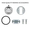 RV Flush Latch Lock | Heavy Duty Chrome Flush Slam