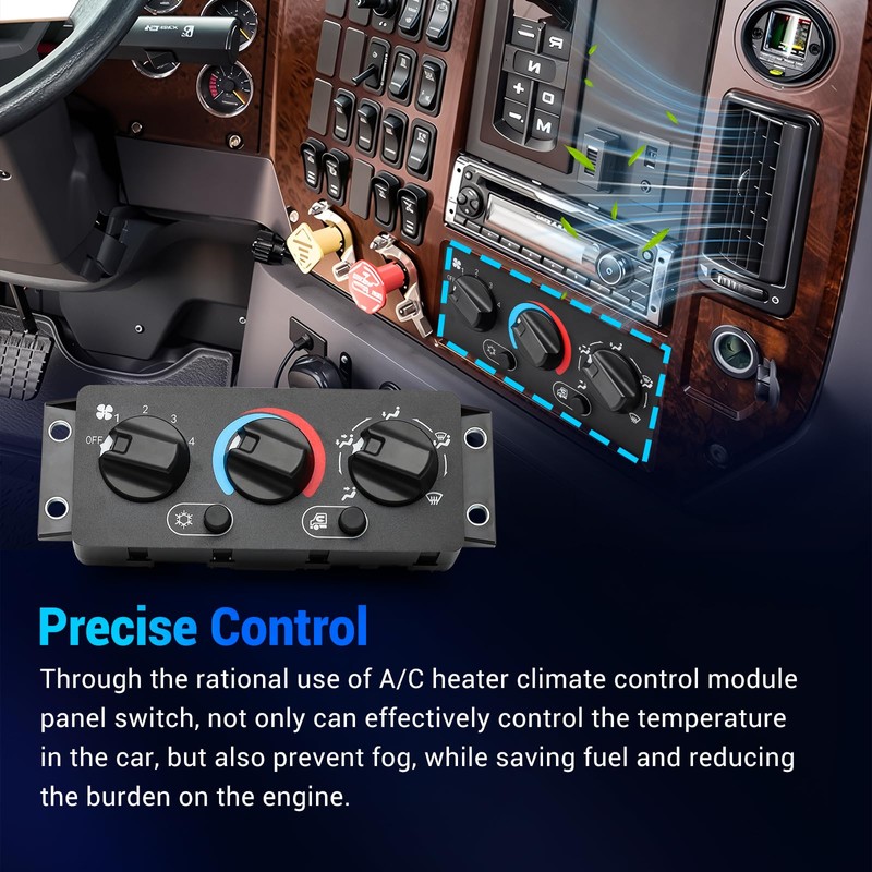 Climate Control Module Switch 70826280, Tempeature Control Panel Compatible for