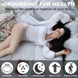 Grounding Mat Kit, 27x78 Inch Grounding Mat for Bed with Grounding Tester Pen, Grounding Sleep Mat Earth Mat for Better Sleep & Stress Relief