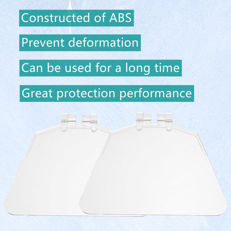 2 Pcs Guard Bench Grinder Replacement Transparent Guard Bench Grinder