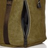 ASSOB WATER PROOF SUEDE DRAW STRING BAG, Khaki