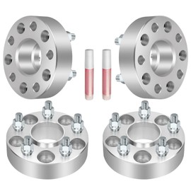 GDSMOTU Wheel Spacers, 5x4.5 for Honda CR-V Odyssey Element Pilot for Accord, for Acura MDX TSX CSX CL RSX, 1.5 inch Wheel Adapters & Spacers with 64.1mm Bore & 12x1.5 Studs 4Pcs Silver