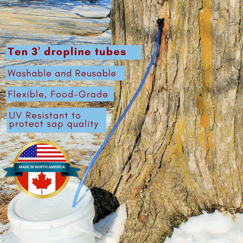 MAPLE TAPPER Maple Syrup Tree Tapping Kit – (10) Spiles