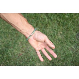 Auras by Osiris Green Aventurine Bracelet - 8mm Healing Crystal for Prosperity Unisex