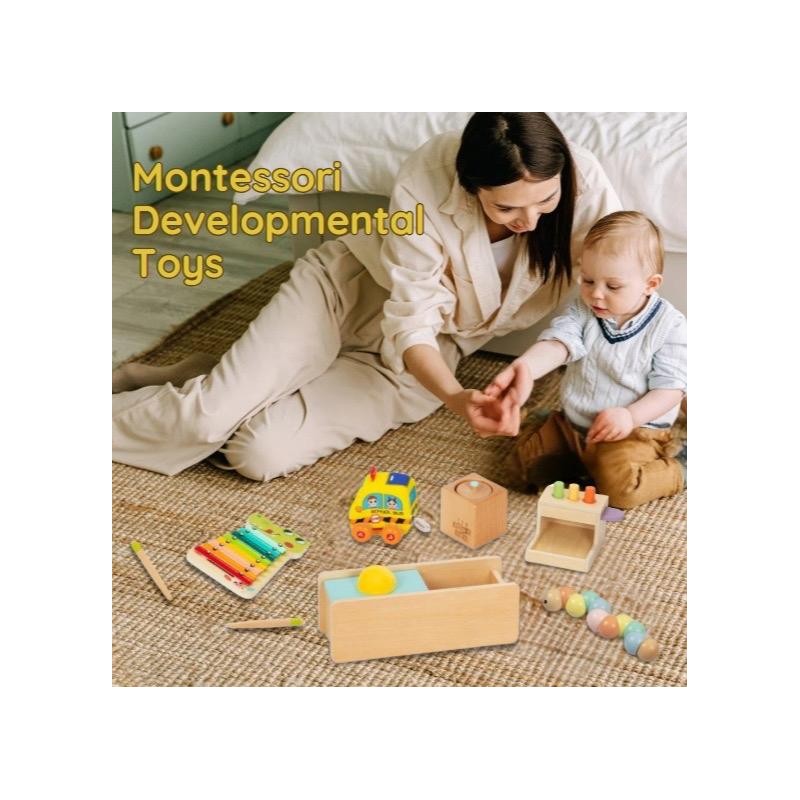 123 BABY BOX Montessori Toys For Babies 9-12 Months -