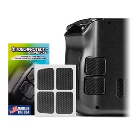 TouchProtect GripBacks - Steam Deck OLED compatible Back Button Enhancement Add More Grip and Control to your Deck! (Mini Hex)