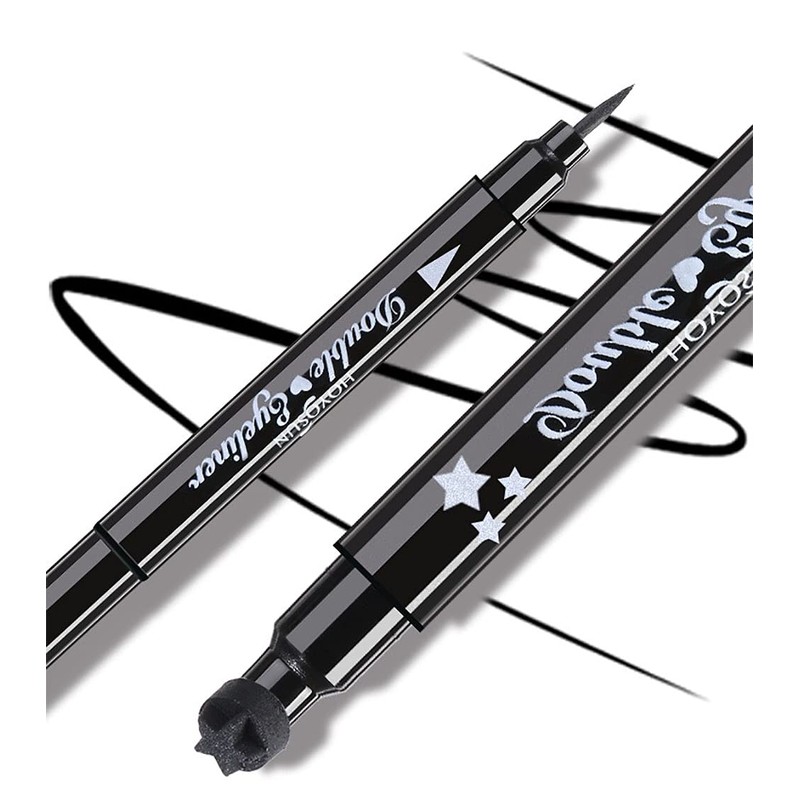Non-smeared eyeliner, winged eyeliner, liquid eyeliner, waterproof and durable, 4