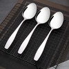 Jekiyo Set of 6 Large Stainless Steel Serving Spoons