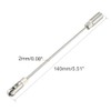 uxcell 2PCS 140mm/5.51inch Flexible Fish Tape Replacement Leader Wire Cable