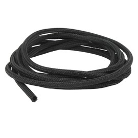 5mm/0.2in Black Cord Protector Self Wrapping Wire Loom High Temperature Resistant Cable Sleeve for RV Boat 7.5m/25ft