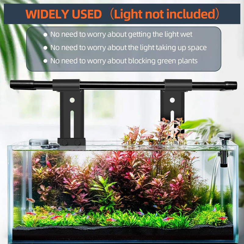 hygger Aquarium Light Clip Holder (for HG-957),1 Piece, Aquarium Fish