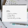 Blank Index Flash Note Cards | 80lb Heavyweight Thick White