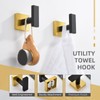 Angle Simple Bathroom Towel Hook 2 Pack, SUS 304 Stainless