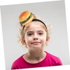 ADOCARN Novelty Hamburger Headband for Parties Funny Food Shape Hair