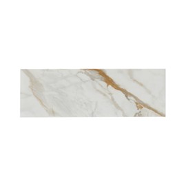 MSI Calacatta Gold 4 in.x 12 in. Subway Matte Porcelain Floor and Wall Tile for Kitchen Backsplash, Bathroom, Accent Wall Tile, Shower Wall Tile