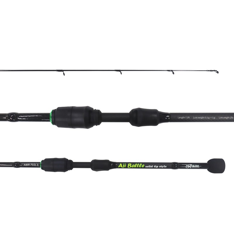 Lunahisano Ajibattle ABR-702LS Ajing Rod Solid 7' 2 Piece