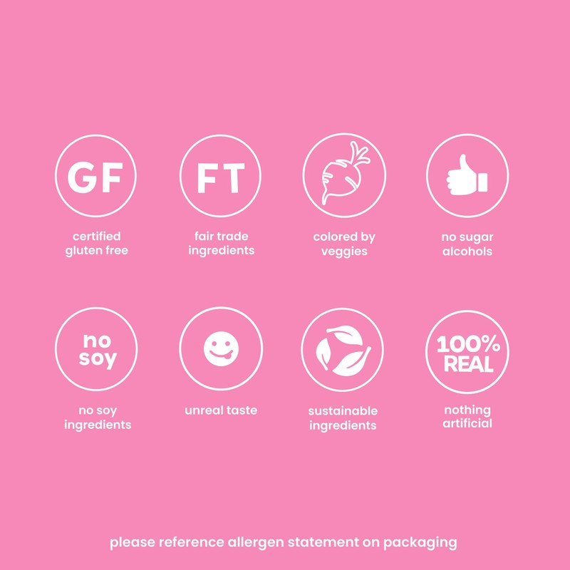 UNREAL Milk Chocolate Gems | Certified Fair Trade, Non-GMO |