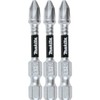 Makita E-00773 Impact XPS #2 Phillips 2" Power Bit, 3/pk
