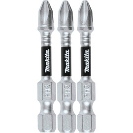 Makita E-00773 Impact XPS #2 Phillips 2" Power Bit, 3/pk