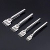 Set of 4 Pcs 3mm Hole Punches Leather Craft Tool,