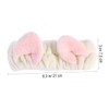 OATIPHO Flannel Cat Ears Headband for Women Winter Makeup Face