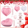 Hushee 12 Pcs Valentine's Day Heart Shaped Side Dish Bowl