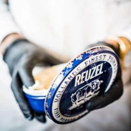 Reuzel fiber cera pomada para cabello de hombre fijación firme y flexible soluble en agua brillo bajo para cualquier cabello 113g