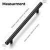 Ravinte 15 Pack Kitchen Cupboard Handles Black Cupboard Handles 160mm