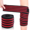FELTECHELECTR Knee Wrap Bandage for Weightlifting Elastic Compression Support Sleeve