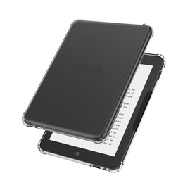 BOZHUORUI Clear Case for 7.8" Nook GlowLight 4 Plus (2023 Released Only) - Lightweight TPU Transparent Flexible Soft Shell Back Cover, Clear