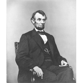Abraham Lincoln Photograph - Historical Artwork from 1864 - US President Portrait - (8.5" x 11") - Gloss