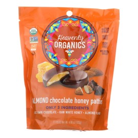 UD_Heavenly Organics Organic Honey Pattie Case of 6 4.66 oz Chocolate Flavor Nut & Kernel Snack