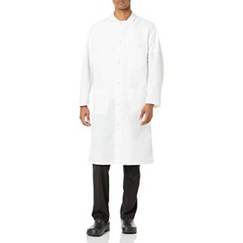 Red Kap mens Gripper Front Spun Polyester Butcher Coat work utility outerwear, White, XX-Large US