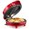 Holstein Housewares Stainless Steel 2 Section Omelet & Frittata Maker,