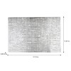 Home Details 4 Pack Santorini Metallic Placemat, Kitchen, Dinning Room,