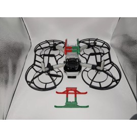 DJI Mini 2 SE Landing Gear in NAV COLORS GREEN/RED