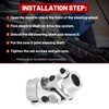 3/4-36 Spline X 3/4" DD Universal U Joint Endxedo Chrome