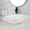 Sinku Mccut 21 Inch Stone Resin Vessel Sink and Drain