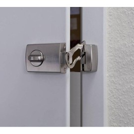 ABUS Additional Door Lock 2130, Silver, 56036