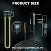 DROK Waterproof High Precision DS18B20 Temperature Sensor Probe 2-Piece Set